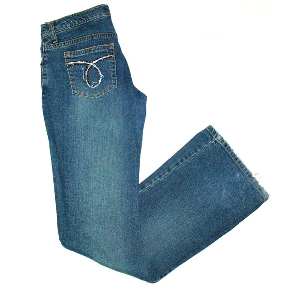 Tyte Jeans Vintage Inspired - Style# 17560UAJ - Women's Flared Blue Denim 31x32 - Picture 10 of 12